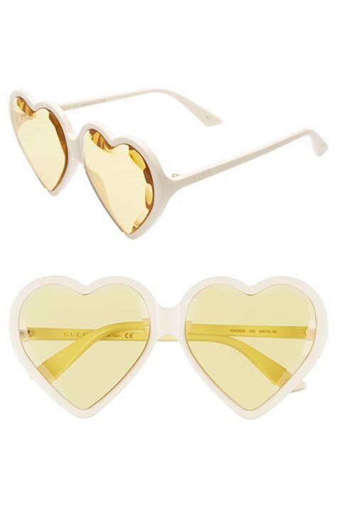 gucci sunglasses heart logo|gucci sunglasses nordstrom.